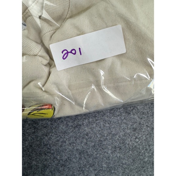 Vintage 90s Tigger Winnie the Pooh Graphic T Cream Cotton Cropped Women's M - Picture 7 of 7